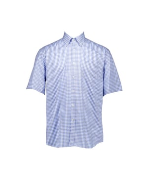 Paul & Shark Cotton twill korte mouw overhemden