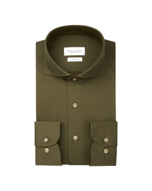 Profuomo Japanese knitted dress shirt