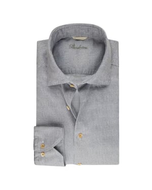 Stenströms Fitted body, c72 rc cuff casual lange mouw overhemden 6757218880