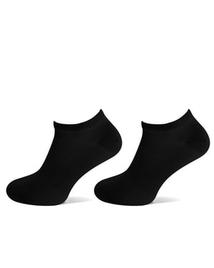 Basset Dames/heren bamboe sneaker sokken 2-pack