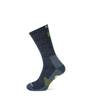 STAPP Techno unisex bamboo sokken 28400 grijs/geel 1-paar