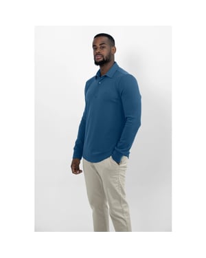 Vercate Strijkvrij poloshirt royal blue