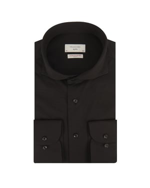 Profuomo Japanese knitted overhemd met lange mouwen