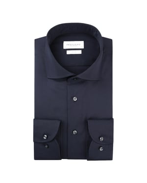 Profuomo Originale slim fit overhemd met lange mouwen