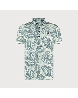 Blue Industry All-over print polo |