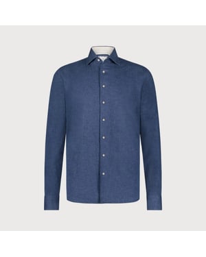Blue Industry Het casual linnen overhemd |