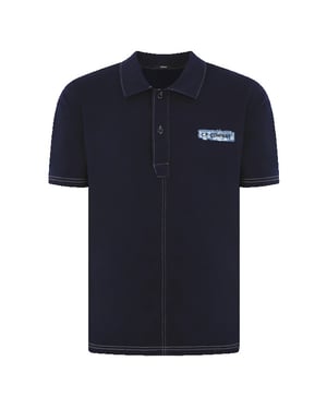 C.P. Company Heren denimlook polo