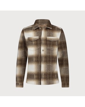 Blue Industry Ruitmotief overshirt |