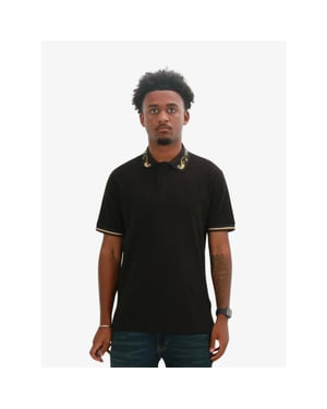 Versace Jeans Heren polo zwart barok