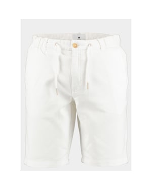Bos Bright Blue Korte broek ferdinand structure chino sho 24109fe06bo/100 white