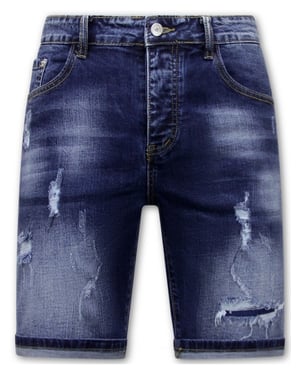 Enos Korte broek stretch denim short