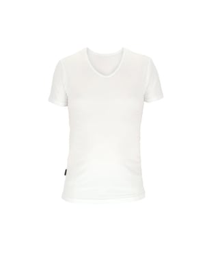 Basset Dames/heren bamboe t-shirt v-hals