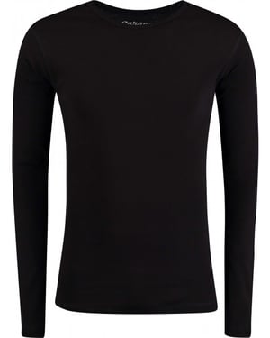 Garage Basis t-shirt ronde hals lange mouw semi bodyfit