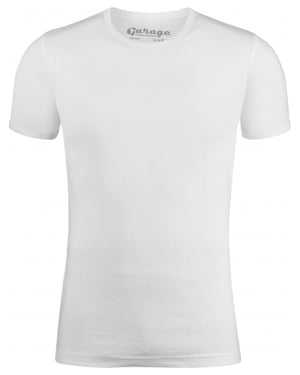 Garage Semi bodyfit t-shirt r-neck white