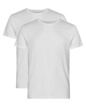 Resteröds Bamboo 2-pack tee white