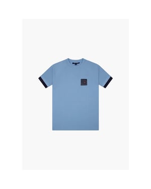 Black Donkey Kordaat t-shirt i light blue/black men
