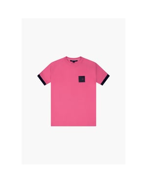 Black Donkey Kordaat t-shirt i pink/zwart men
