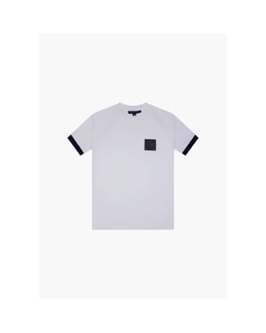 Black Donkey Kordaat t-shirt i white/black men