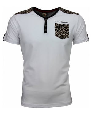 David Copper T-shirt tijger print motief