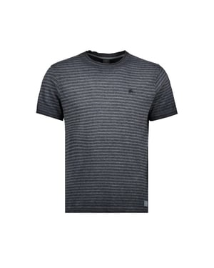 Lerros T-shirt in ton sur ton streep patroon