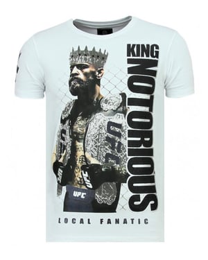 Local Fanatic King notorious slim fit t-shirt