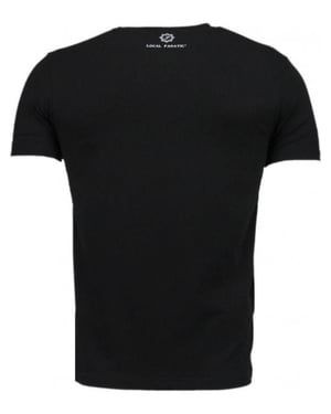 Local Fanatic Respect omerta digital rhinestone t-shirt