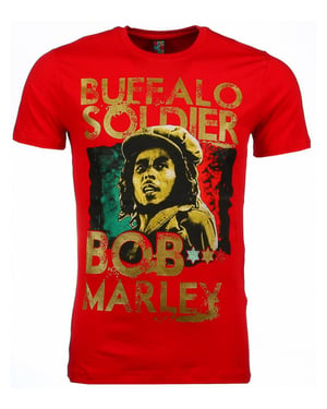 Local Fanatic T-shirt bob marley buffalo soldier print