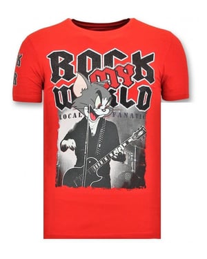 Local Fanatic T-shirt rock my world cat