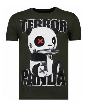 Local Fanatic Terror panda rhinestone t-shirt