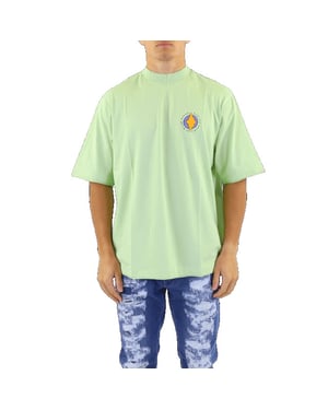 Marcelo Burlon Heren sunset bird dbl hem over tee