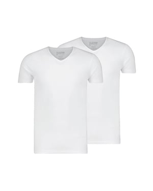 Slater 10+10 tencel 2-pack t-shirt v-neck