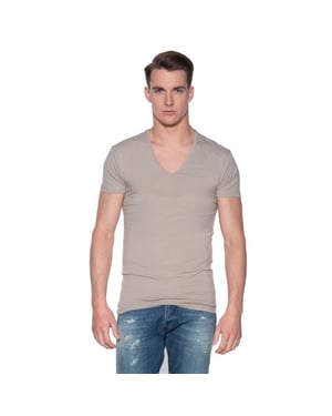Slater Stretch t-shirt diepe v-hals 2-pack