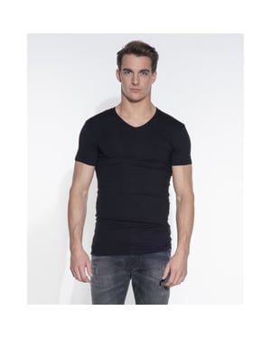 Slater Stretch t-shirt v-hals 2-pack