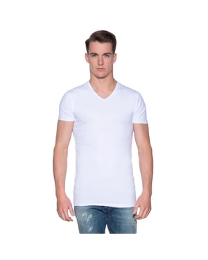 Slater Stretch t-shirt v-hals 2-pack
