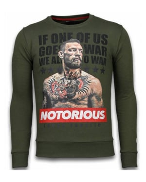 Local Fanatic Conor notorious crewneck groen
