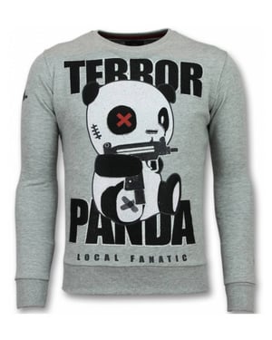 Local Fanatic Panda trui terror sweater