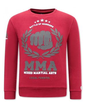 Local Fanatic Sweater met mma fighter