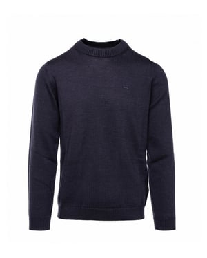 Woolrich Men classic crewneck sweater dark