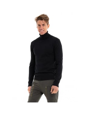 Gabba Gormely roll neck knit black p010033