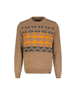 Lerros Heren trui 24950221 729 bold camel