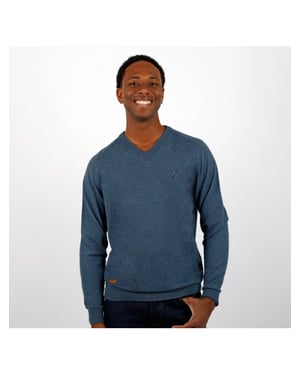 Q1905 Trui heemskerk licht denim