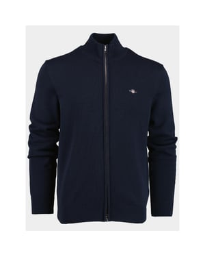 Gant Vest casual cotton zip cardigan 8030164/433