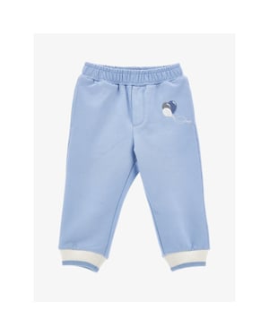 Monnalisa Jongens joggingbroek celeste panna
