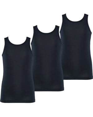 Apollo Jongens singlet hemd bamboe 3-pack