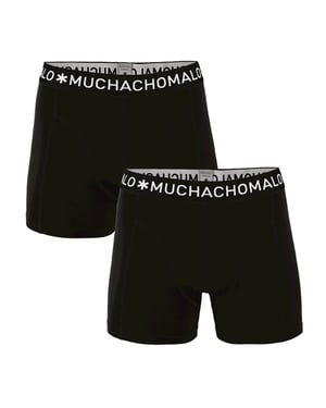 Muchachomalo Jongens 2 pack boxershorts effen