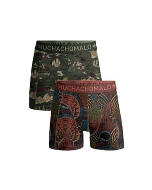 Muchachomalo Jongens 2-pack boxershorts maze life