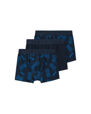 Name It Kinder boxershorts jongens nkmboxer gameprint 3-pack donker