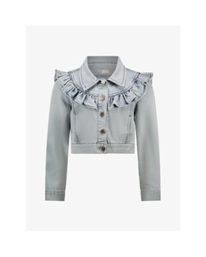 Le Chic Meisjes jacket alysum light denim