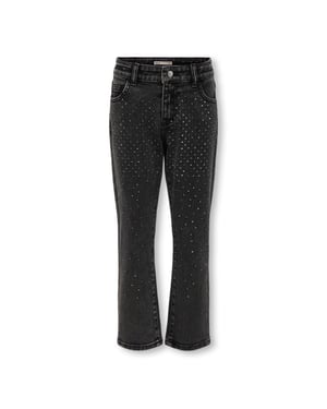 Only Kogemily st rhinestone dnm black denim