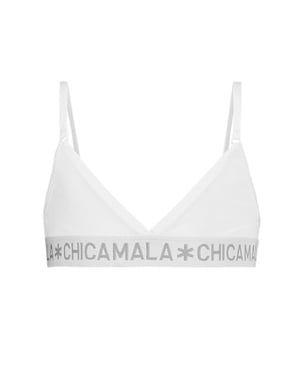 Muchachomalo Meisjes 1-pack triangle top effen